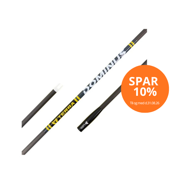 Terra Firma DOMINUS 4mm carbon pileskaft 1 stk. tilbud 