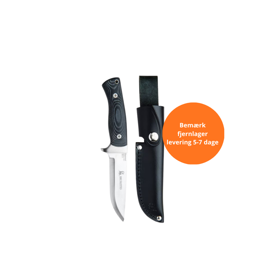 Brusletto Femund jagt- og outdoorkniv med læderskede