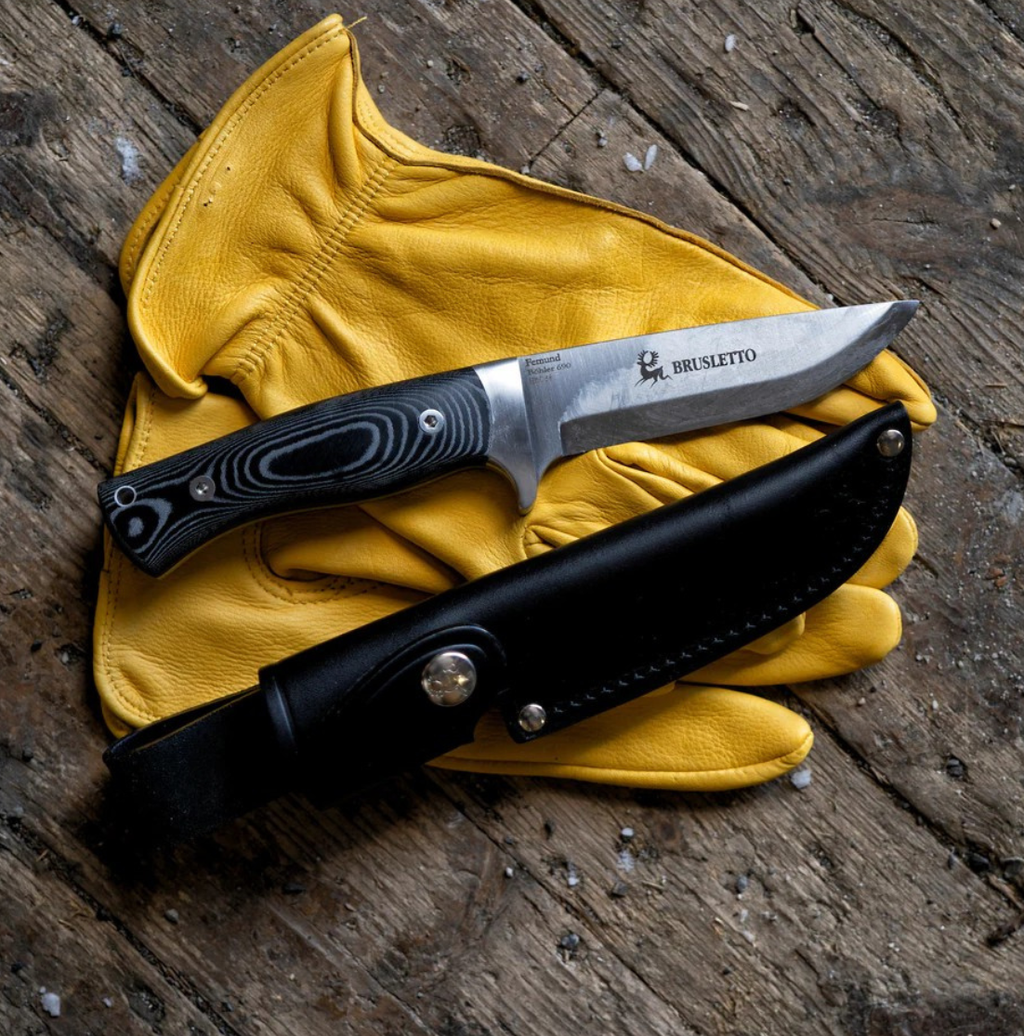 Brusletto Femund jagt- og outdoorkniv med læderskede