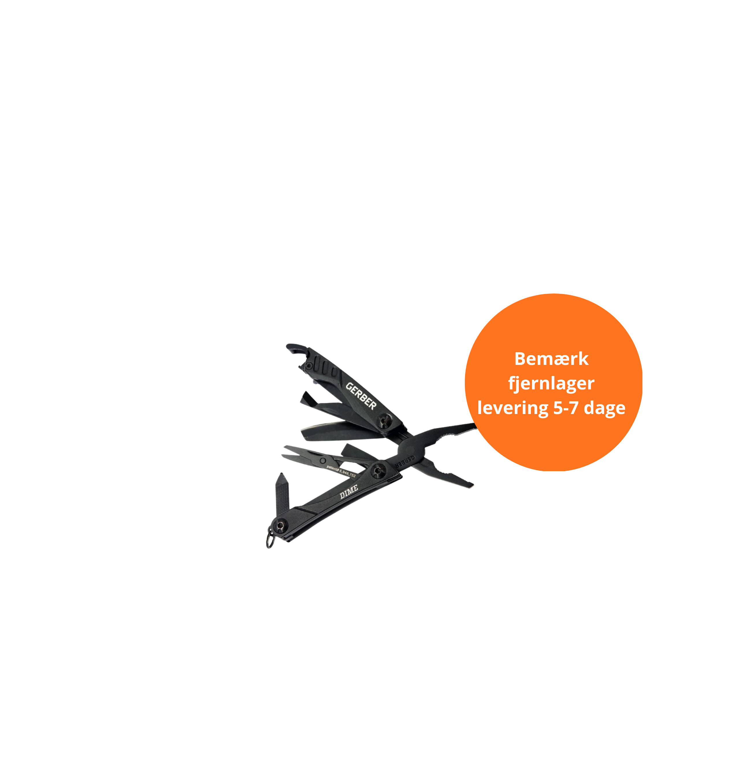 Gerber Dime kompakt multitool med 12 funktioner