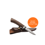 Øyo Dovre outdoorkniv med læderskede